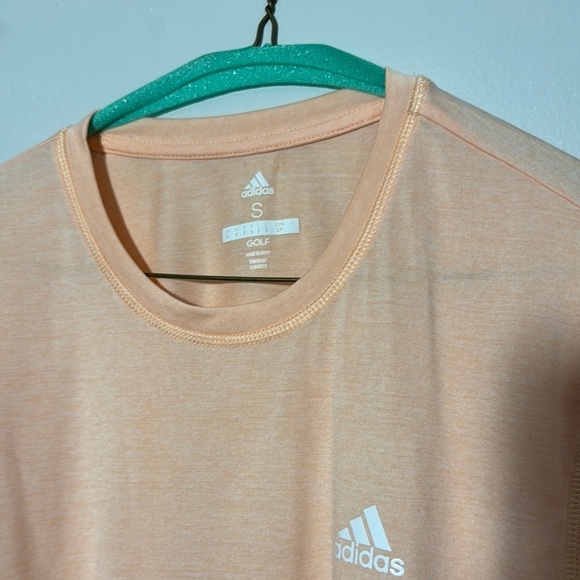 Adidas Men's Peach T-Shirt - Picture 3 of 4